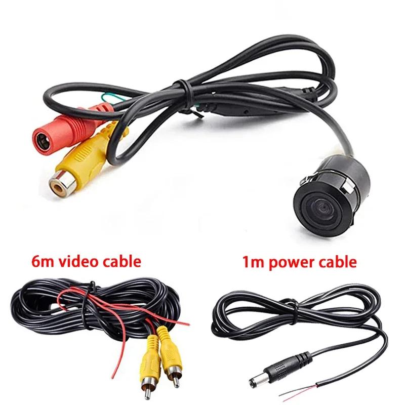 Car Rear View Camera with Video Cable Night Vision Reversing Auto Parking Camera IP68 Waterproof CCD LED Auto Backup Monitor HD