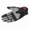 KOMINE Motorcycle Protective Mesh Gloves Brave Mesh Suitable for and Autumn Gloves, - Black/Delta Red, M, GK-183 1049, Material, Spring, Summer,