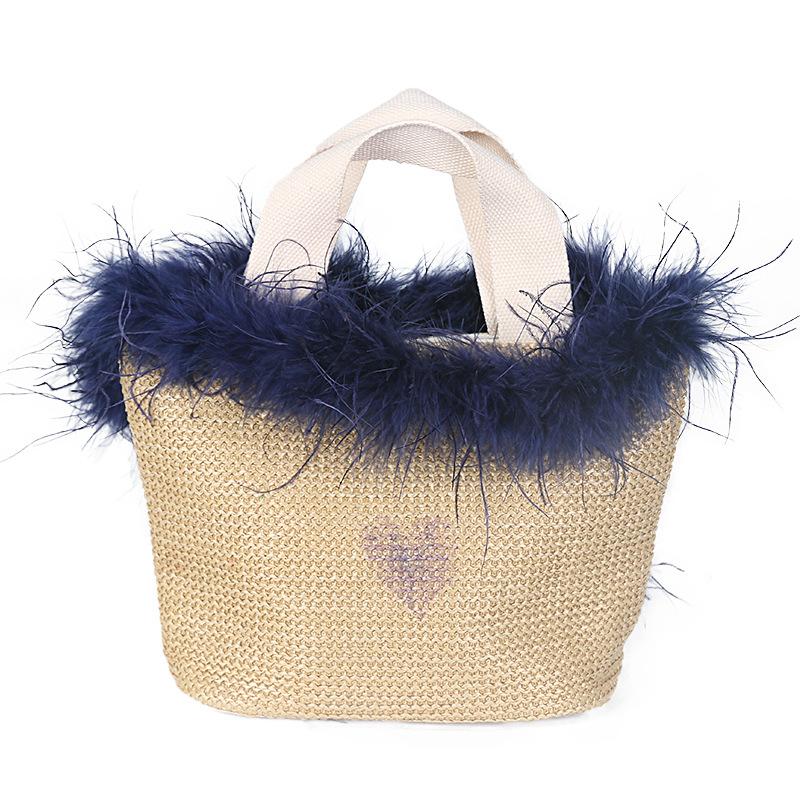 2 Yards Straußenhaar Oberstreifen Farbige Federstreifen Performance Tanzkleidung DIY Dekorative Materialien Bekleidungszubehör