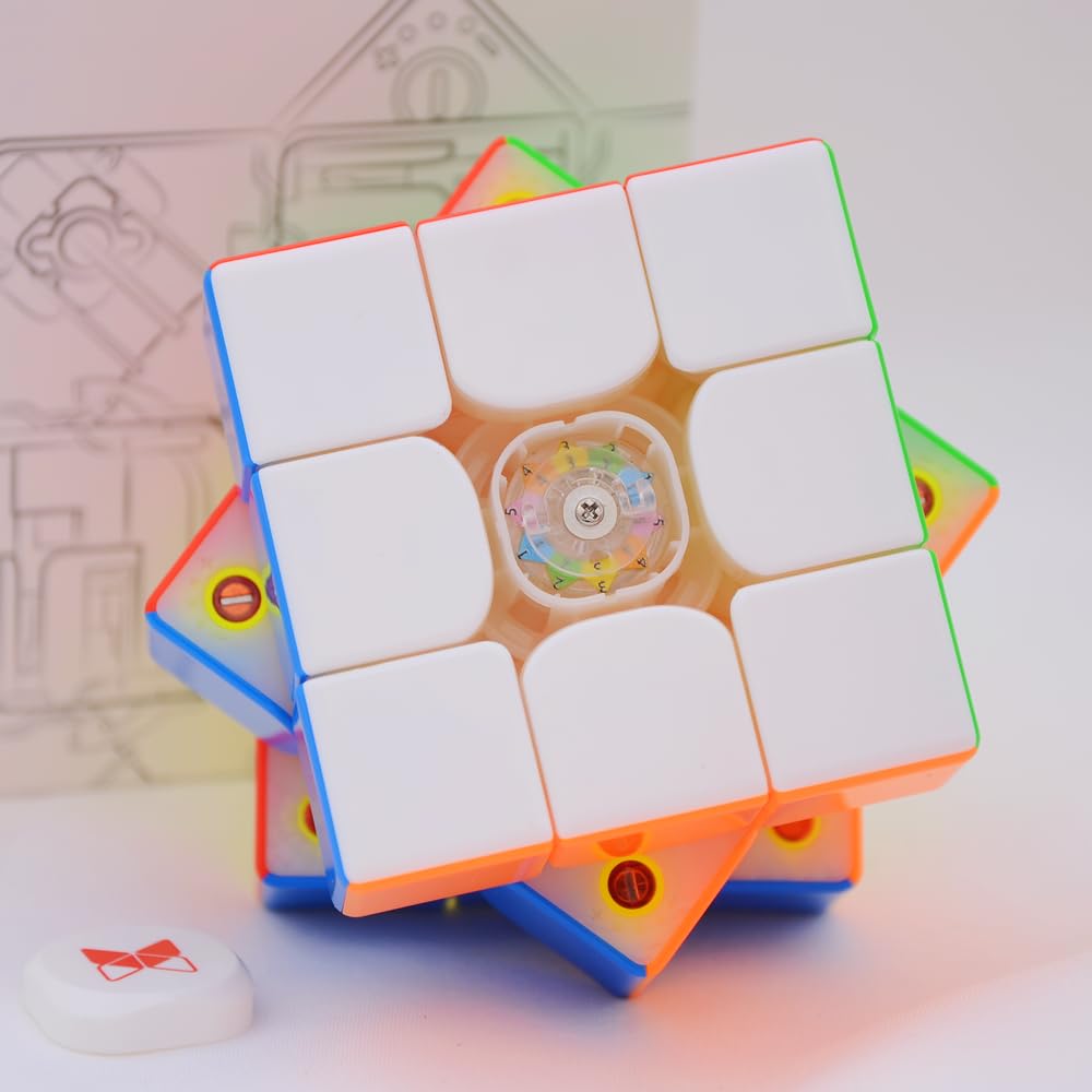 Bucubke QY Tornado V3 M 3x3 Magnetic Magic Cube Puzzle Stickerless Magic Cube Tornado V3 M 3x3x3 Magnetic Magic Cube Magnetic Speed Cube Toy (2022