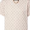 LOUIS VUITTON SS24 Drop Shoulder Sleeve T Shirt Women's Beige 1AFON8
