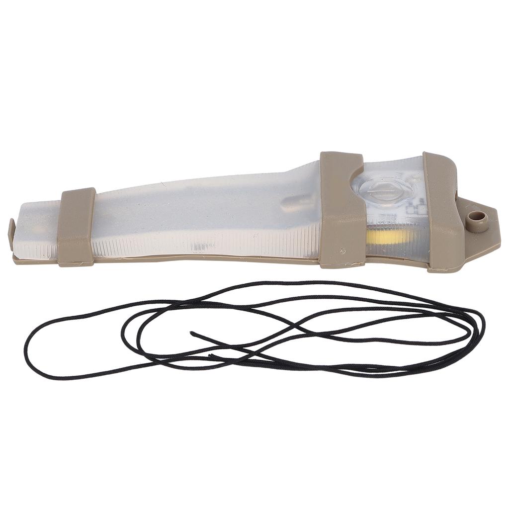 Signal Light Molle Waterproof Hunting Helmet Safety Light Emergency Helmet Mounted StrobeMud Color Bottom White Light