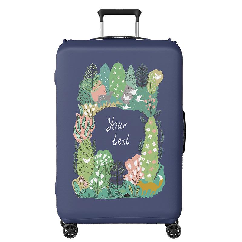 Přizpůsobitelný zesílený kožený cestovní kufr Obal proti prachu