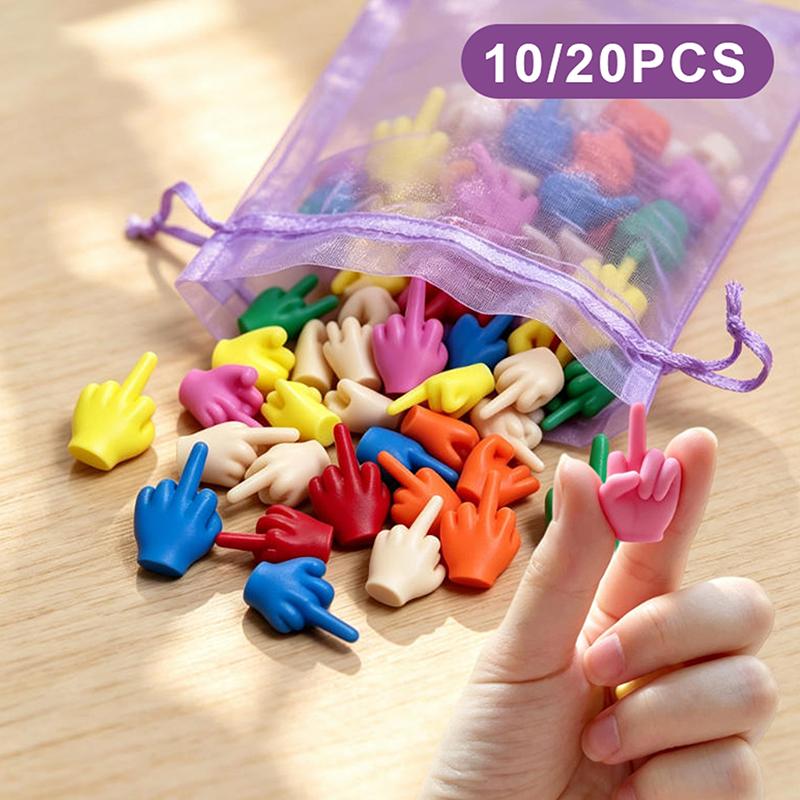 10/20Pcs 3D Printed Finger Gesture Statue Art Hand Figurine Sculpture Gesture Figure For Desktop Home Decoration