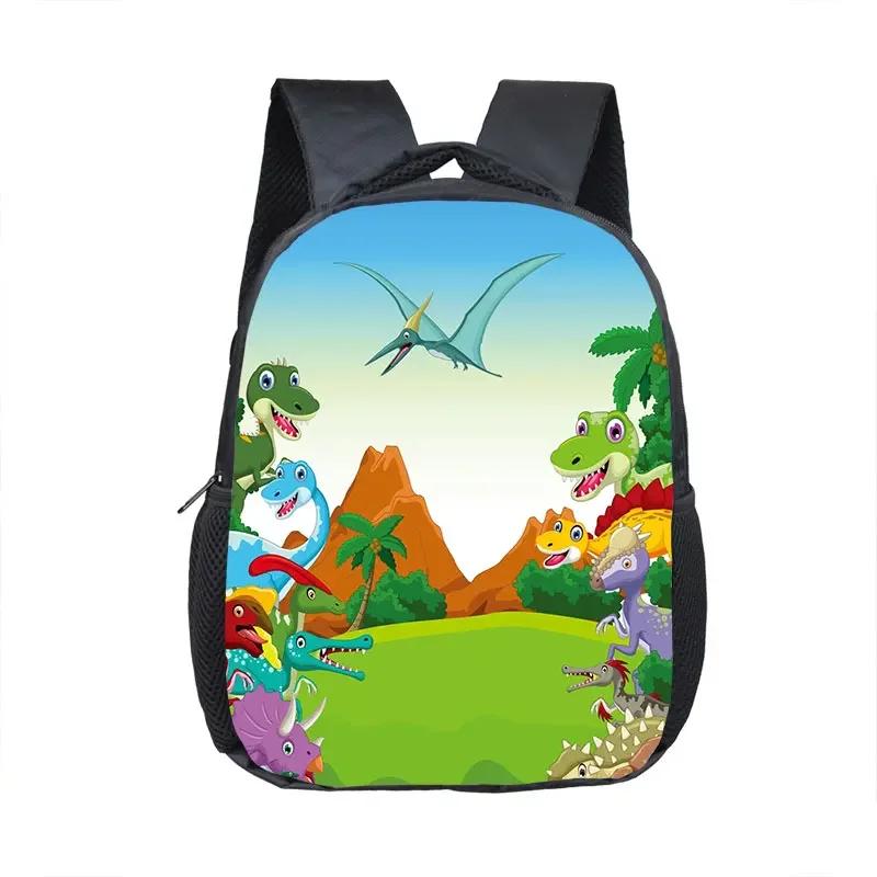 16 Inch Animals Dinosaur Backpacks Dinos Children School Bags Baby Toddler Bag Boys Backpack for Kids Kindergarten Bags Gift