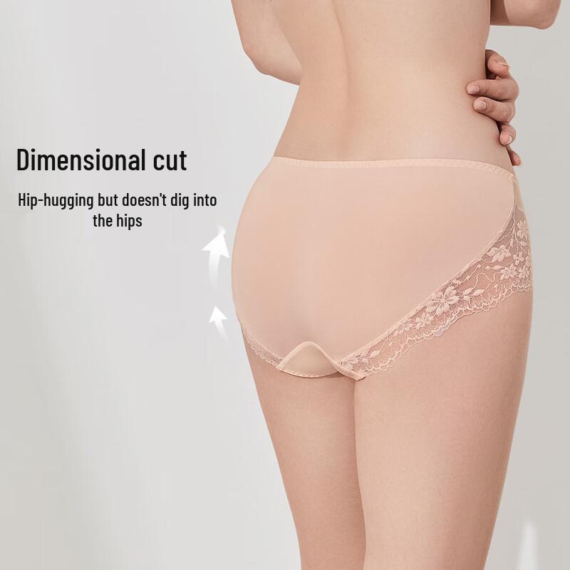 Audiffren XP4501 Damen High-Waist Spitzen Bauchweg-Slips