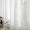 Adhesive Curtain No Punching Installation Balcony White Self-Adhesive Gauze Bedroom Bay Window Semi-Blackout Curtain