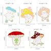 3-10Pcs Cartoon Brooch Set Christmas Frog Space Mushrooms Joker Black Cat Dog Enamel Pins Animal Lapel Badge Jewelry Wholesale
