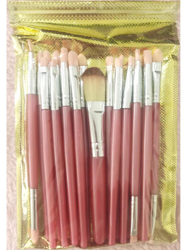 20-Piece Eye Brush Set: Eyeshadow & Foundation Brushes with 22 Colors