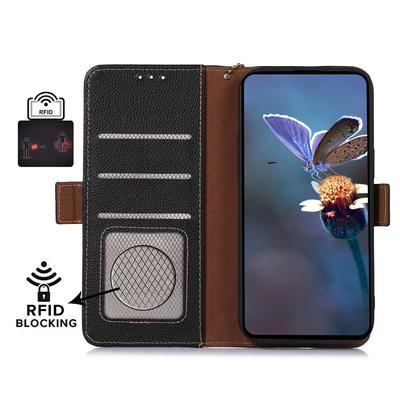 For Honor X7b 4G/90 Smart/Play 50 Plus 5G Genuine Cow Leather Case RFID Blocking Wallet