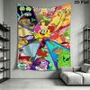 Animation Wall Hanging Printed Fabric Blanket Decorative Tapestries for Bedroom Living Room Home Decor