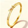 European and American Popular Cross Diamond Pattern Inlaid Brick Xiaoxiangjia Inlaid Bracelet Women's Batch Bracelet