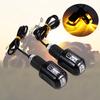 Handlebar End Indicator, Bright Light Improving Visibility, Safe Night Riding, 1 Pair