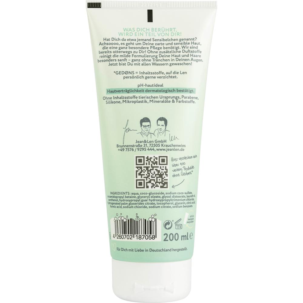 Jean&Len Kinder 2in1 Shower & Shampoo Sensibelchen 200ml