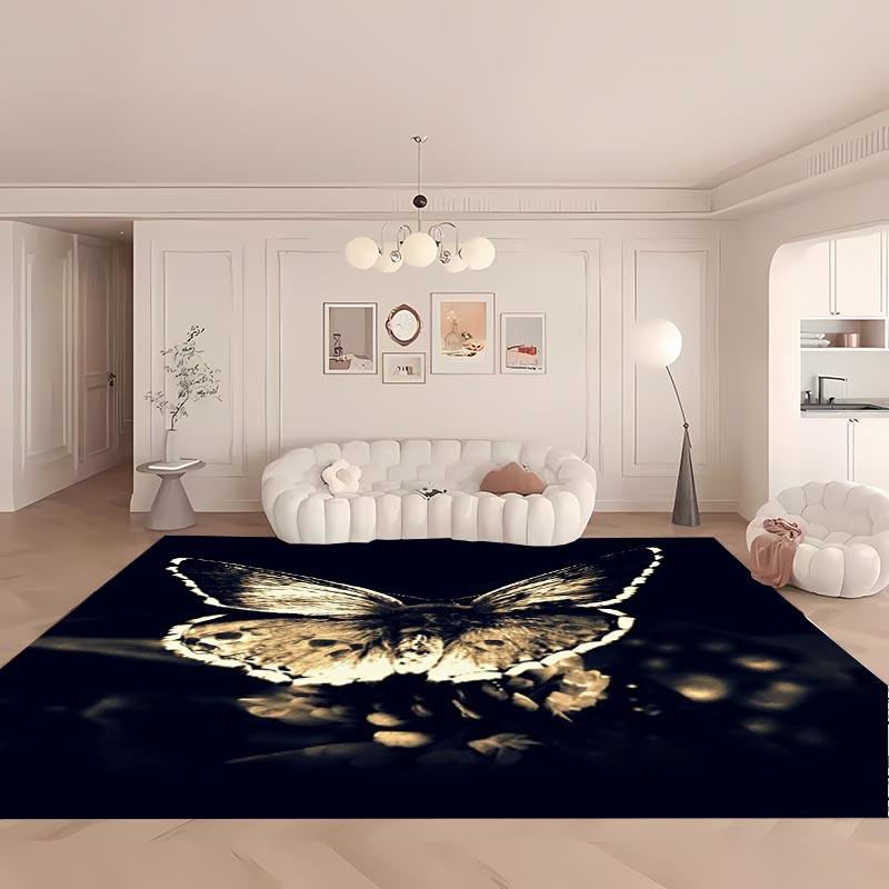 3D Beautiful Butterfly Large Area Carpet for Living Room Cartoon Kids Bedroom Sofa Doormat Floor Tapete Anti-slipDecor Alfombra