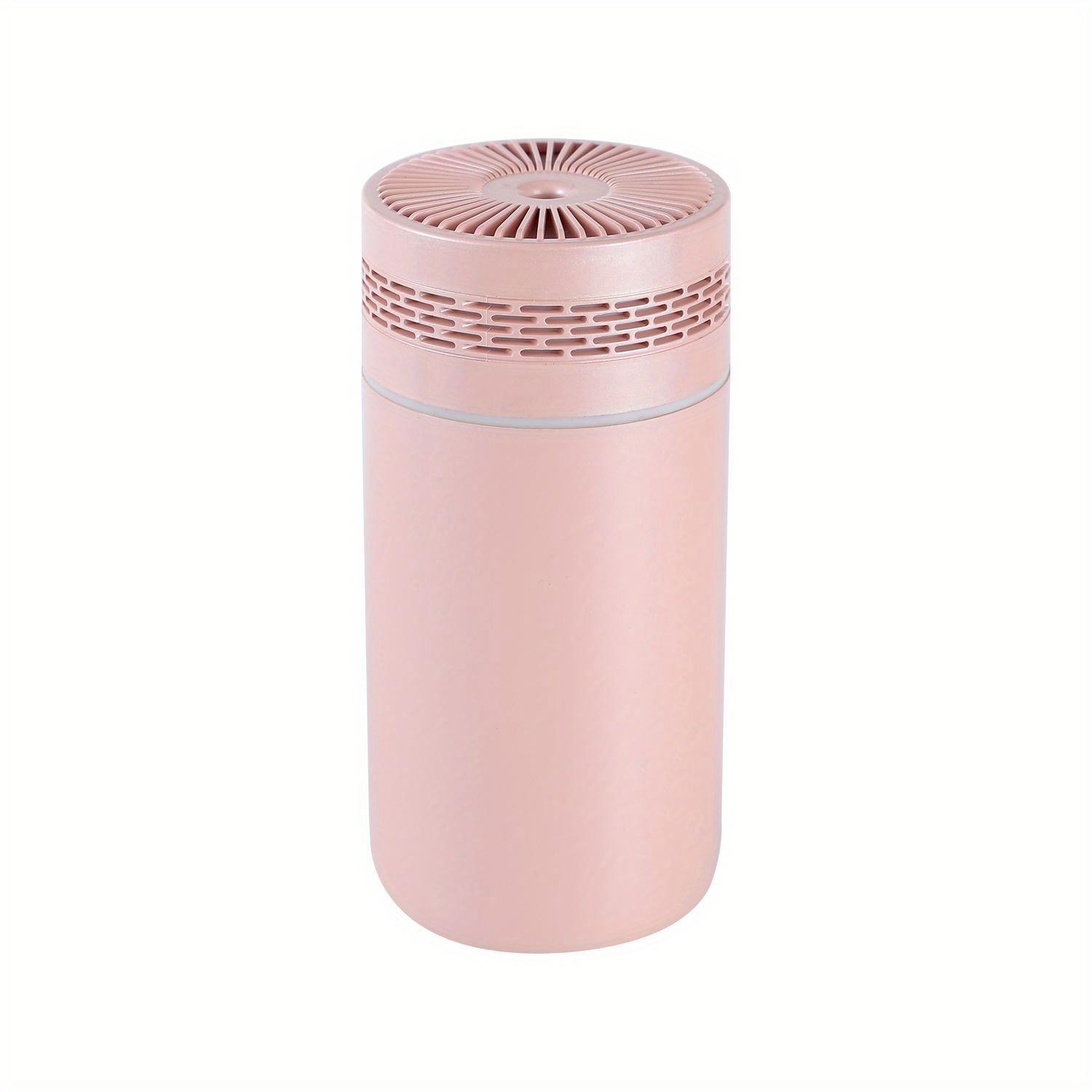 

Портативный светодиодный светильник, 250 мл, распылитель, увлажнитель воздуха, двойной влажный ароматизатор, диффузор эфирного масла, мини-увлажнитель воздуха h2o розовый