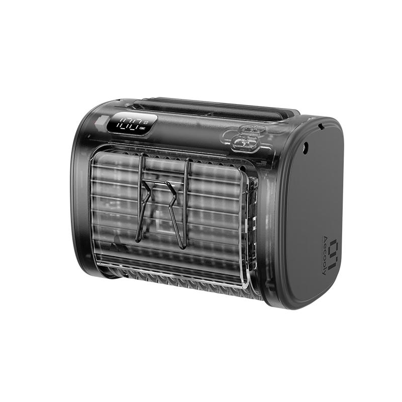 Aecooly Portable Rechargeable Waist Fan CN plug (adapter included) прозрачный черный