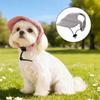 Corduroy Dog Baseball Cap Breathable Cat Headwear Decorative Pet Sun Hats  For Small Pets