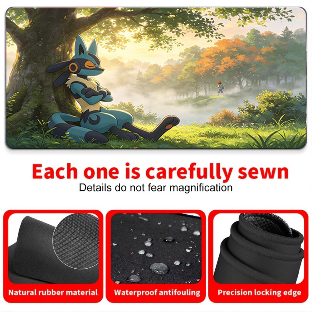 Japanese Cherry Blossom Pokemon Gaming Mouse Pad NonSlip Desk Mat 30x80x0.2cm