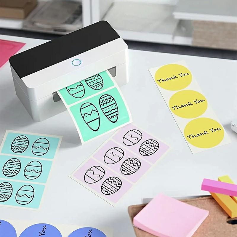 

XPRINTER XP-D463B Label Maker with Thermal Printing 26-108mm QR Code Barcode Label Printer EU Plug