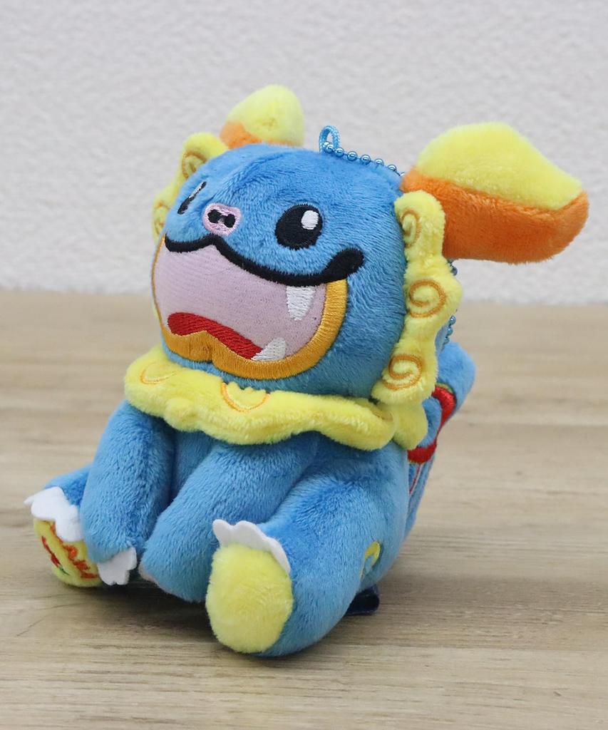 Take Off Okinawa Serie Shisa Plüschtier mit Kugelkette, Blau