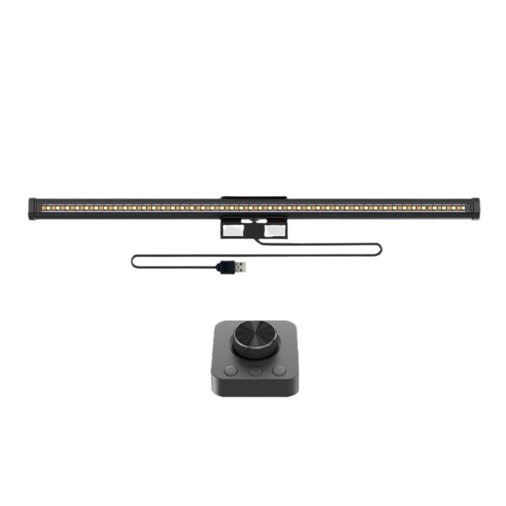 USB-Powered Office Desk Lamp with Remote Control, No-Glare Screen Light.