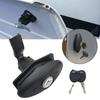 1 Pcs RV Lock Yacht Hatch Lock Cabinet Door Drawer Lock Knob Lock With 2 Keys Rear Trunk RV Storage Cabinet Lock