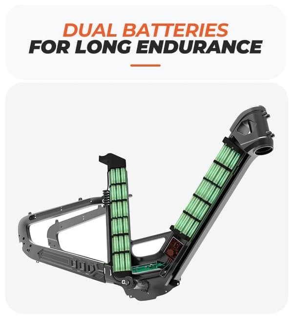 MIHOGO-Air Max 194 Km Long Range, Torque Sensors, Carbon Fiber Frame Only 3.5 Kg, Dual Battery, Smart Display
