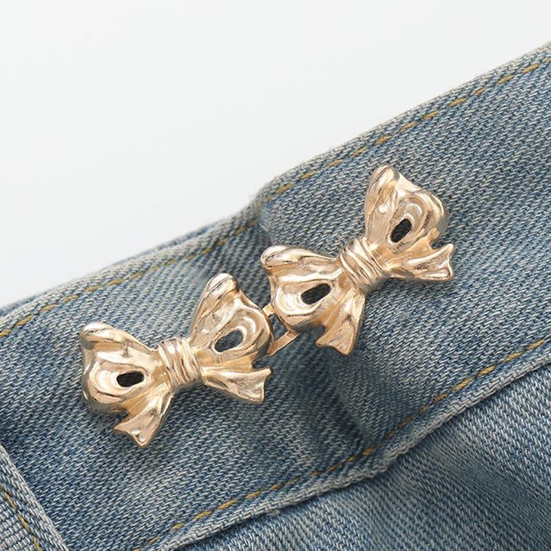 Waist Pants Tightening Make Clip Waist Adjustment Clip Waist Reduction Clasp Line Button Brooches for Garment Decoration NK001