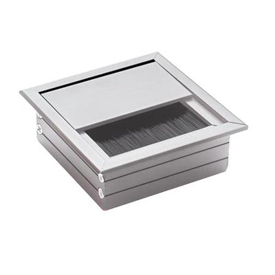 Wire Cable Hole Cover Grommet Hole Cover Outlet Square Aluminum Alloy Table Computer PC Desk Cable Grommet Line Holder