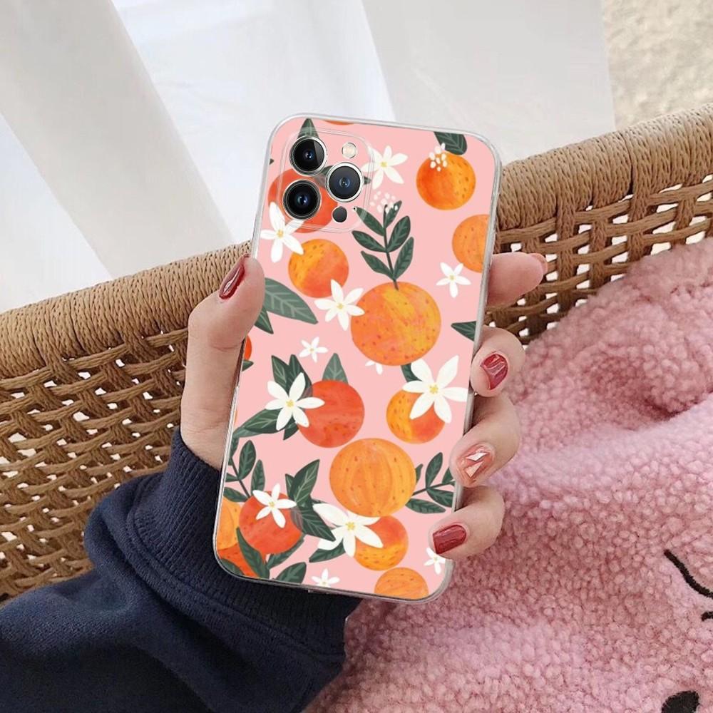 Summer Fruit Phone Case For iPhone 14 13 12 Mini 11 Pro XS Max X XR SE 6 7 8 Plus Soft Silicone Cover