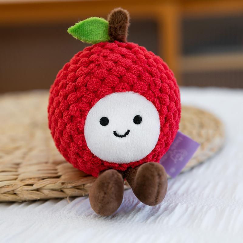 Cute Fruit Plush Keychain With Pp Cotton Filling For Kids Girls And Boys