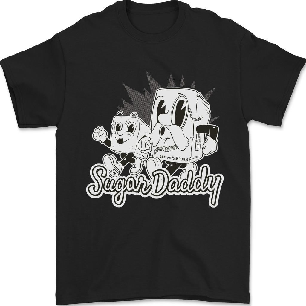 Funny Sugar Daddy Mens T-Shirt Cotton