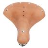 Vintage Classic Style Cow Leather Bicycle Saddle Retro Bicycle Cushion with Springs for Outdoor Cycling