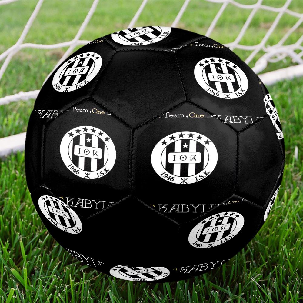 Js Kabylie Indoor Soccer Ball Colorful All Ages Size 5 Machine Stitched PVC Competition Ready Durable High-Bounce