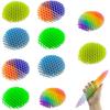 3D Printing Rainbow Stretching New Unique Puzzle Release Decompression Deformation Worm Colorful Elastic Net Toy