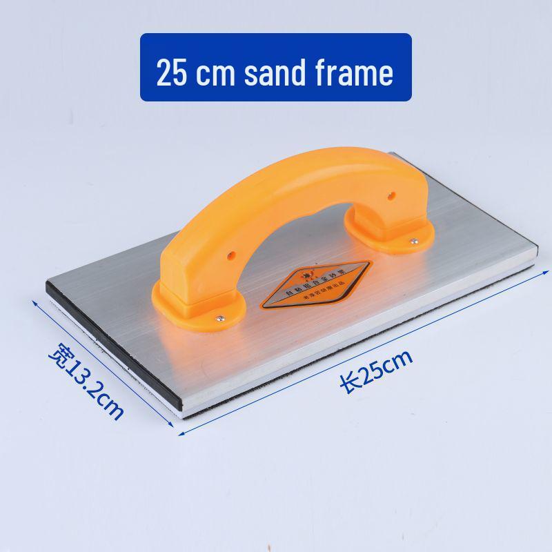 Flat Self-Adhesive Sandpaper Holder with Sponge for Wall Putty and Handheld Sanding Tasks