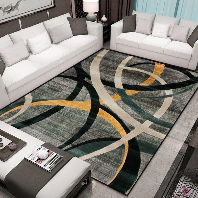 Dywan Nordic Geometry Line Salon Duży Rozmiar Dywaniki Obszarowe pod Sofy 200x300cm Dekoracja Domu Sypialnia Zmywalny Szatnia Miękkie Maty Podłogowe