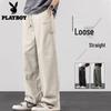 Men's Loose Straight-Leg Casual Cotton Pants