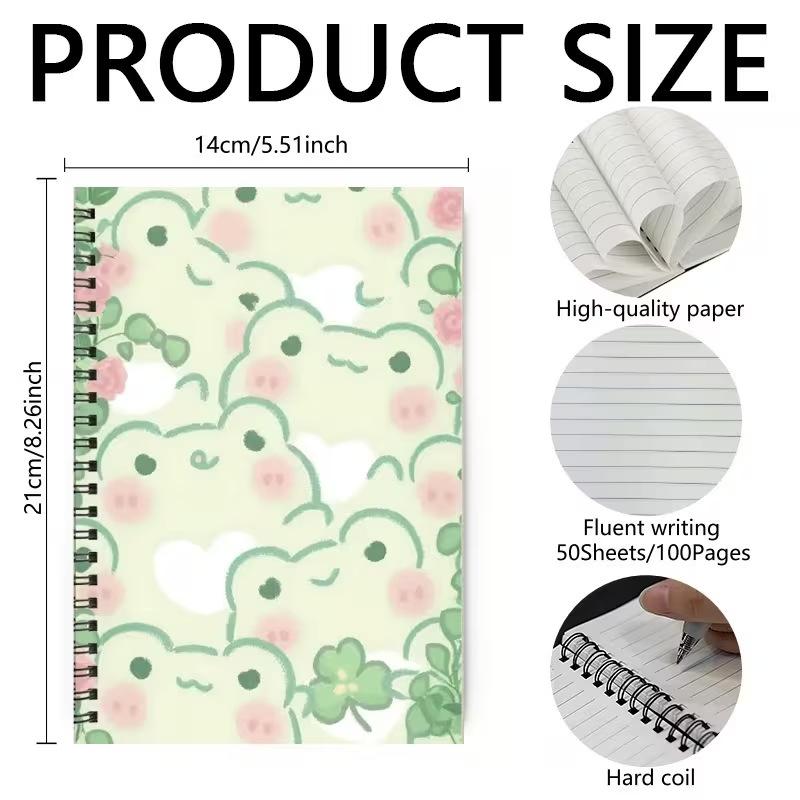 2026 new cartoon coil notebook a5 cute animal notebook