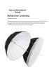 Black & White Reflective Parabolic Umbrella Softbox for Outdoor Studio Portrait Photography
