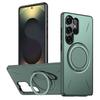 Business Magnetic Ring Kickstand Case for Samsung Galaxy S26 S25 S24 S23 Plus Ultra FE Shockproof Rugged PC+TPU Protection Cover