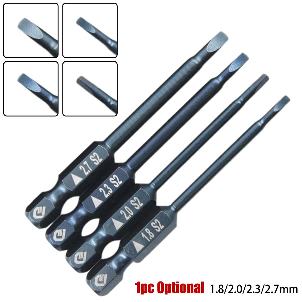 Triangle Screwdriver Bit Wide Using Dark Blue Electric