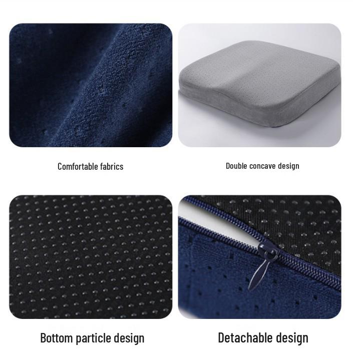 Memory Foam Seat Cushion for Car, Home, or Office - Comfortable, Hip-Supportive, Enhances Posture, Ideal for E-sports