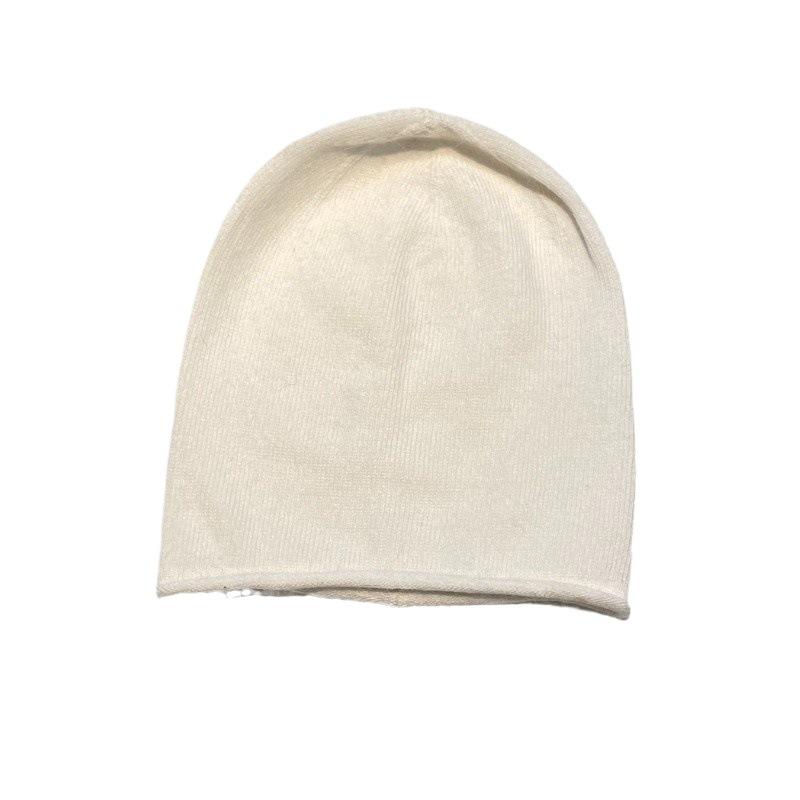 Wool Hat Women's Autumn and Winter New Versatile Knitted Warm Ear Protection Internet Celebrities Show Face Small Lazy Pile Hat