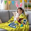 Cartoon Yellow Sponge-Bob Print Warm Blanket For Office Comfort Leisure Camp Travel Multifunctional Universal Blanket Fan Gift