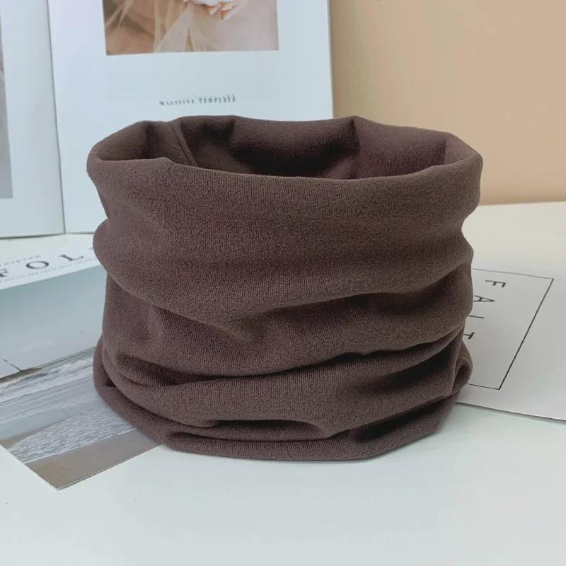 Unisex fleecový šátek: Útulný, lehký nákrčník pro všechna roční období, jednobarevný, větruodolný, ideální pro cyklistiku.