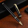 Black Gender-Neutral Pen, Business Gift Pen, Metal Signature Pen, Meeting Advertising Pen, Orb Pen, Fountain Pen