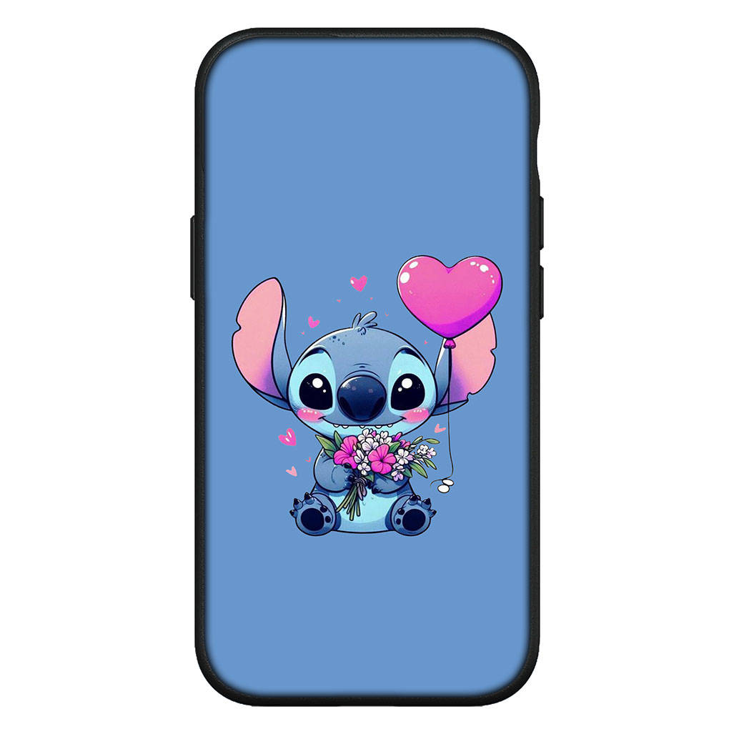 Cover for iPhone 16 15 Xiaomi Redmi Note 14 13 12 11 Pro Max 16e Samsung Galaxy S25 S24 S23 Moto OPPO Huawei Pink Blue Lilo Cartoon Stitch Phone Case