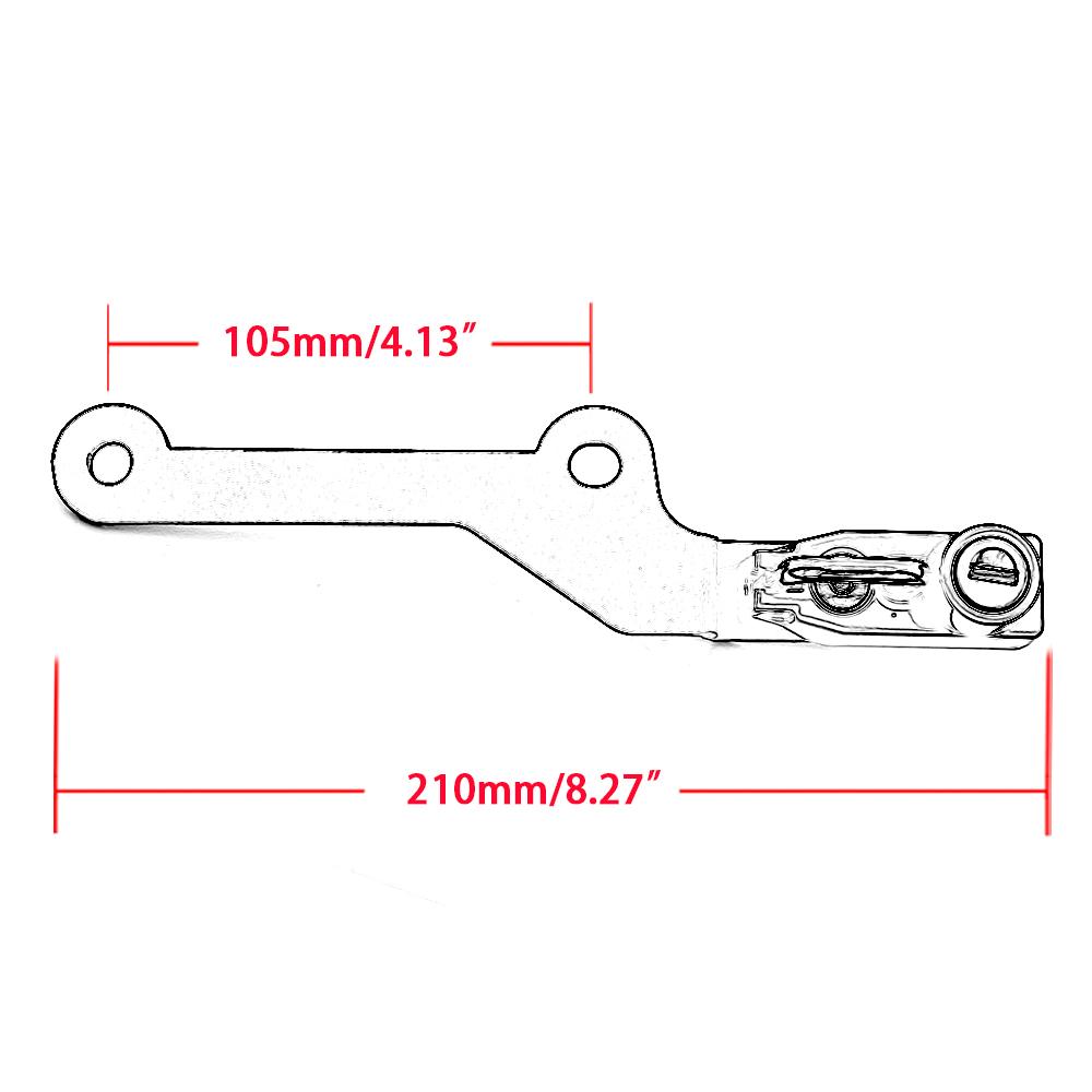 For Trident660 Trident 660 Helmet Lock Kit Motorcycle Helmets Security Anti-Theft Lock Rust-Proof Sturdy Aluminum Accessories